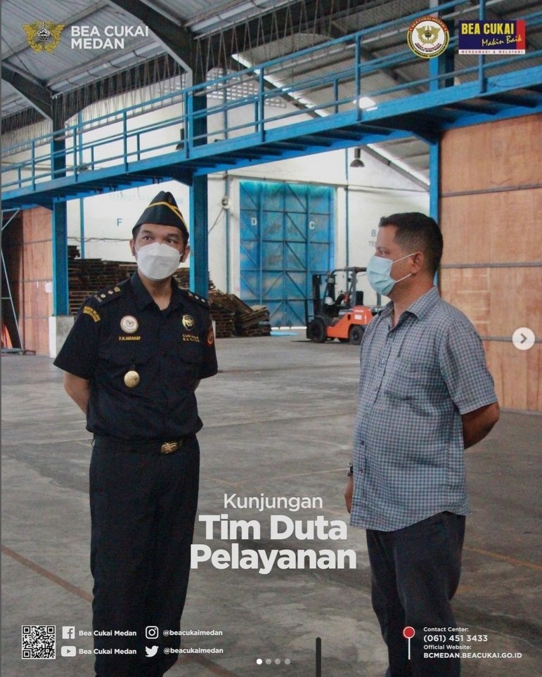 Kunjungan Tim Duta Pelayanan Bea Cukai Meda